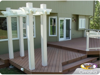 Low Maintenance Deck with Arbor