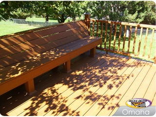 Low Maintenance deck with Bench