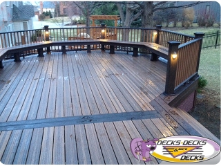 lights decks timbertech trex azek omaha nebraska