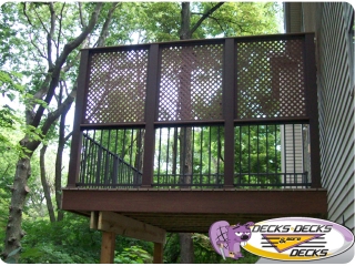 privacy screen wall fence deck omaha