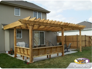 Cedar Deck with Benches