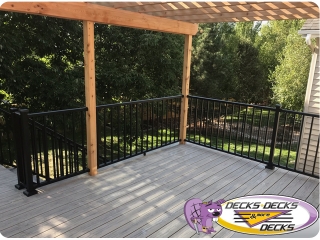 Arbor pergola la vista nebraska deck