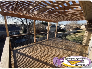 Arbors & Pergolas in Omaha area deck project