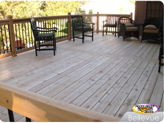 Cedar Deck with Balusters