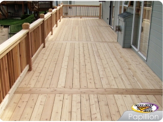 Cedar decking