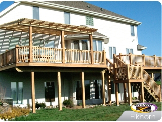 Cedar Deck with Arbor