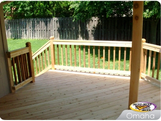 Cedar decking