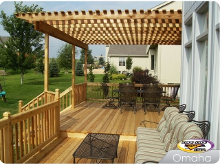 Cedar Deck with Arbor