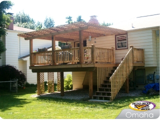 Cedar Deck with Arbor