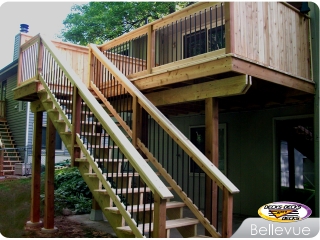 Cedar Deck with Balusters