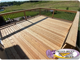 cedar wood deck bellevue nebraska