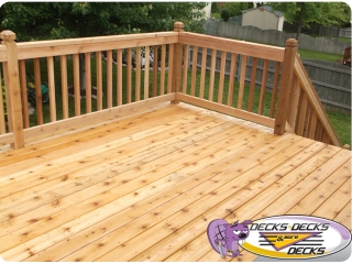 cedar wood ipe hardwood deck omaha