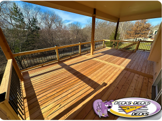 Cedar wood deck builder papillion nebraska