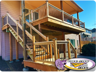 Cedar wood deck builder papillion nebraska