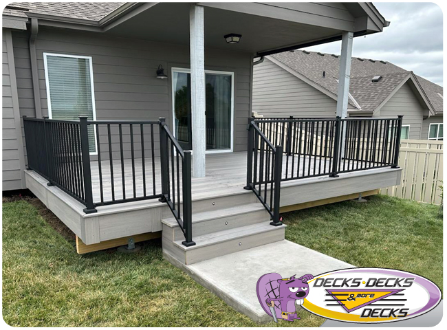Transform your outdoor space with a low-maintenance deck that provides the look of wood but with the durability and easy upkeep of modern composites.