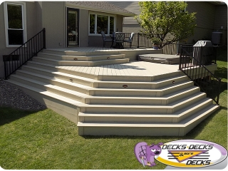 Azek decks omaha builder spa landscape