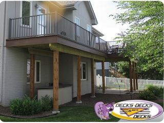 Deckorators Trex omaha deck