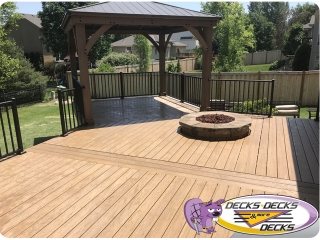 Firepit Gazebo Deck Omaha