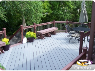 Composite decking with low voltage lights