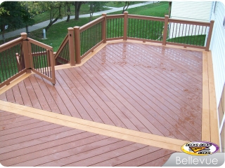 Radiance railing on TimberTech deck