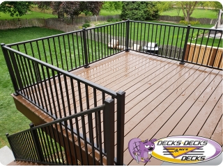 TimberTech Dark Teak Edge Omaha