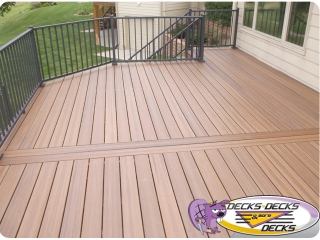 aluminum handrail deck omaha