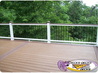 trex timbertech azek omaha decks deck more decks