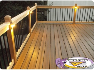 Cedar Balusters Lights Decks Omaha