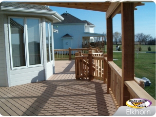 Timbertech mixed deck