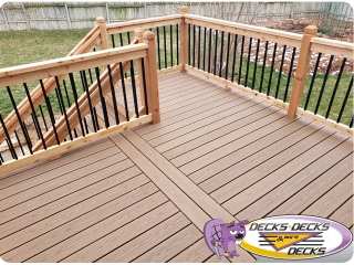 Mixed composite cedar deck nebraska