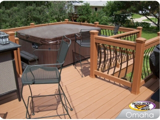 TimberTech Spa Deck in Omaha