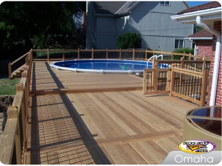 Cedar Pool Deck in Omaha