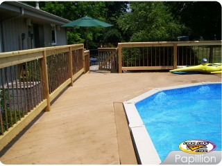 Mixed Pool Deck in Papillion