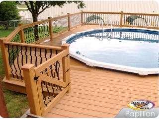 Above Ground Pool Deck in Papillion