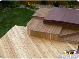 Cedar Spa Deck in Papillion
