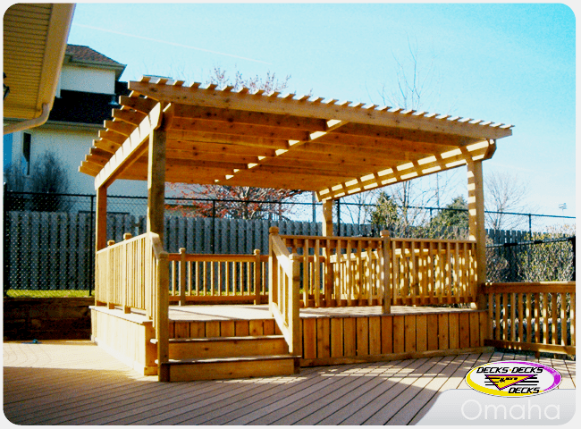 Millard cedar deck showcasing natural grain and protective finish