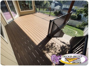 Low-maintenance composite deck built for simplicity and durability.