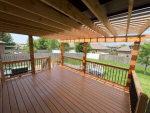 Custom Deck in Omaha - Low Maintenance Composite or Cedar