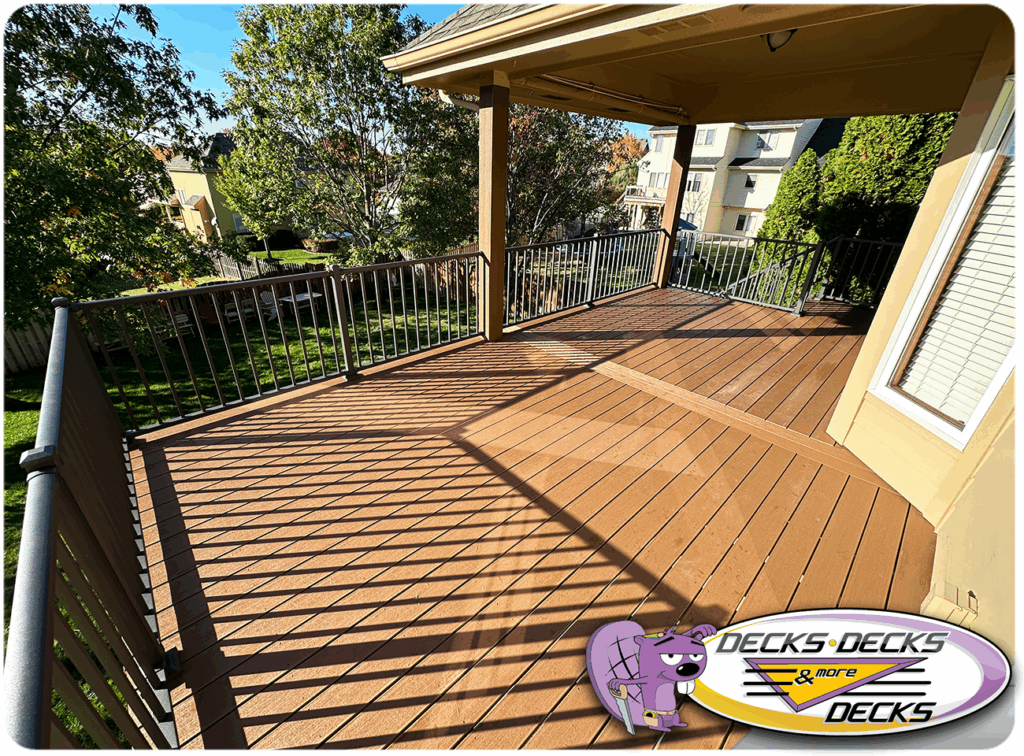 Low-maintenance composite deck built for relaxation and long-term performance.