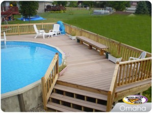custom pool deck