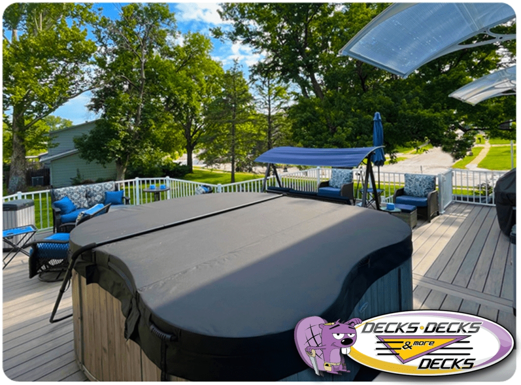 All-season deck designed for year-round outdoor living