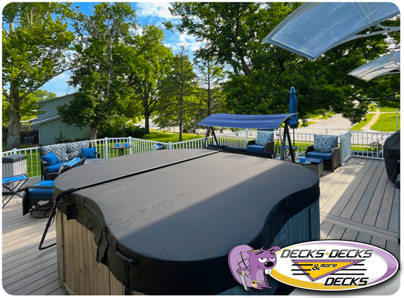 All-season deck designed for year-round outdoor living