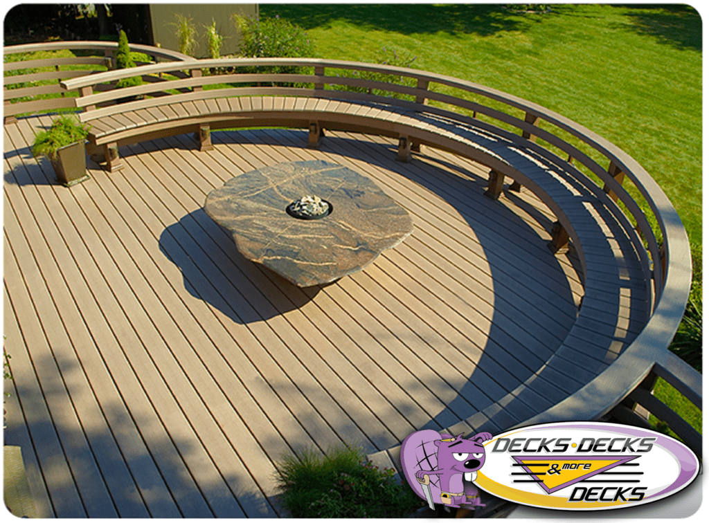 Family-friendly deck with secure railings and child-safe design
